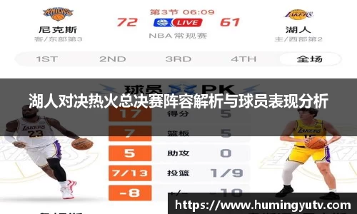 湖人对决热火总决赛阵容解析与球员表现分析